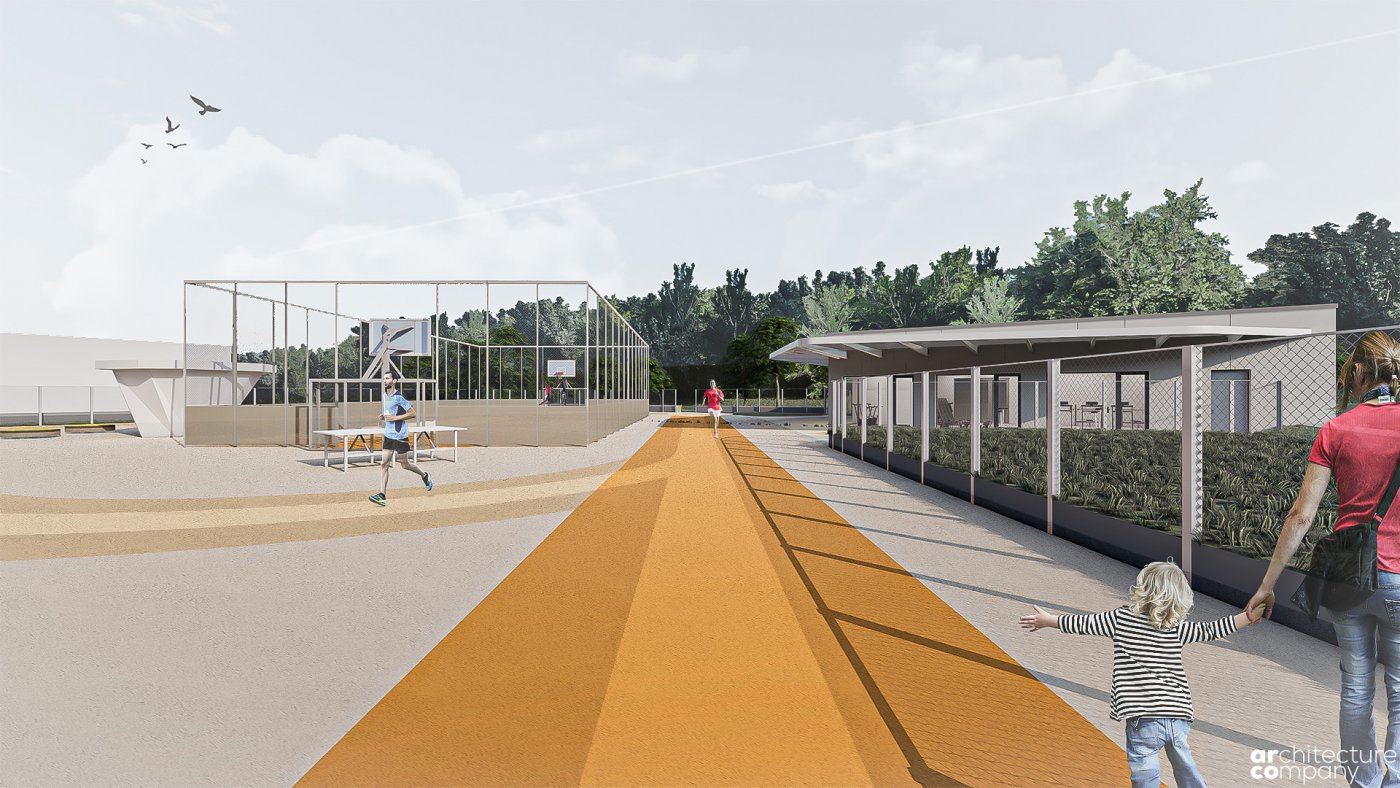 Infrastructure sportive et scolaire à dommeldange