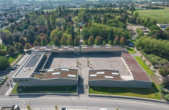 Image du nouveau bâtiment du Service Cimetières à Merl