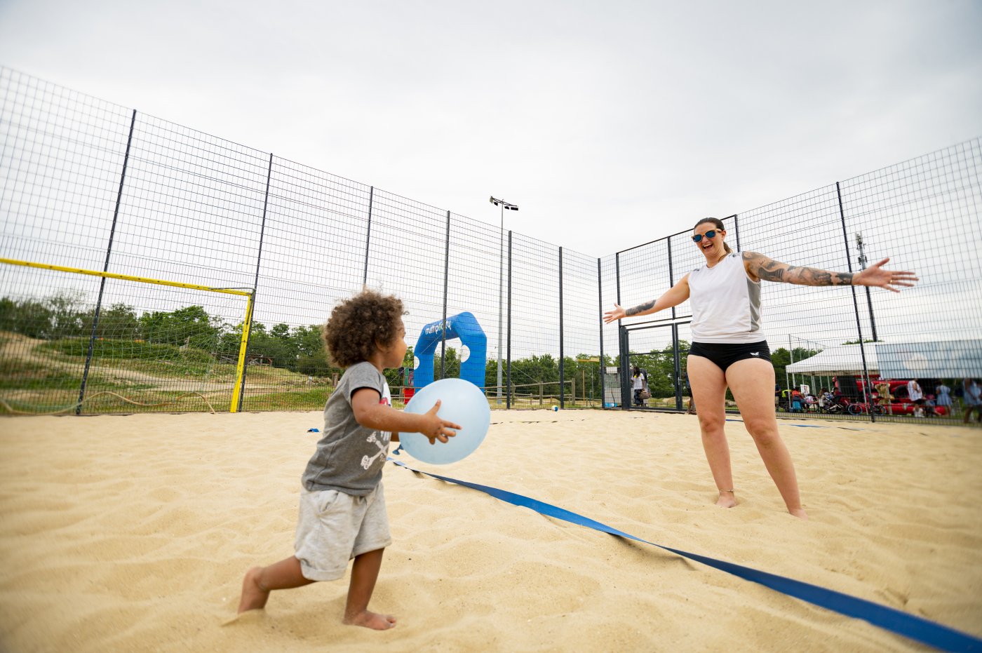 Terrain de beach-volley