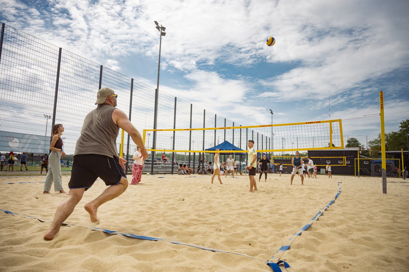 Terrain de beach-volley