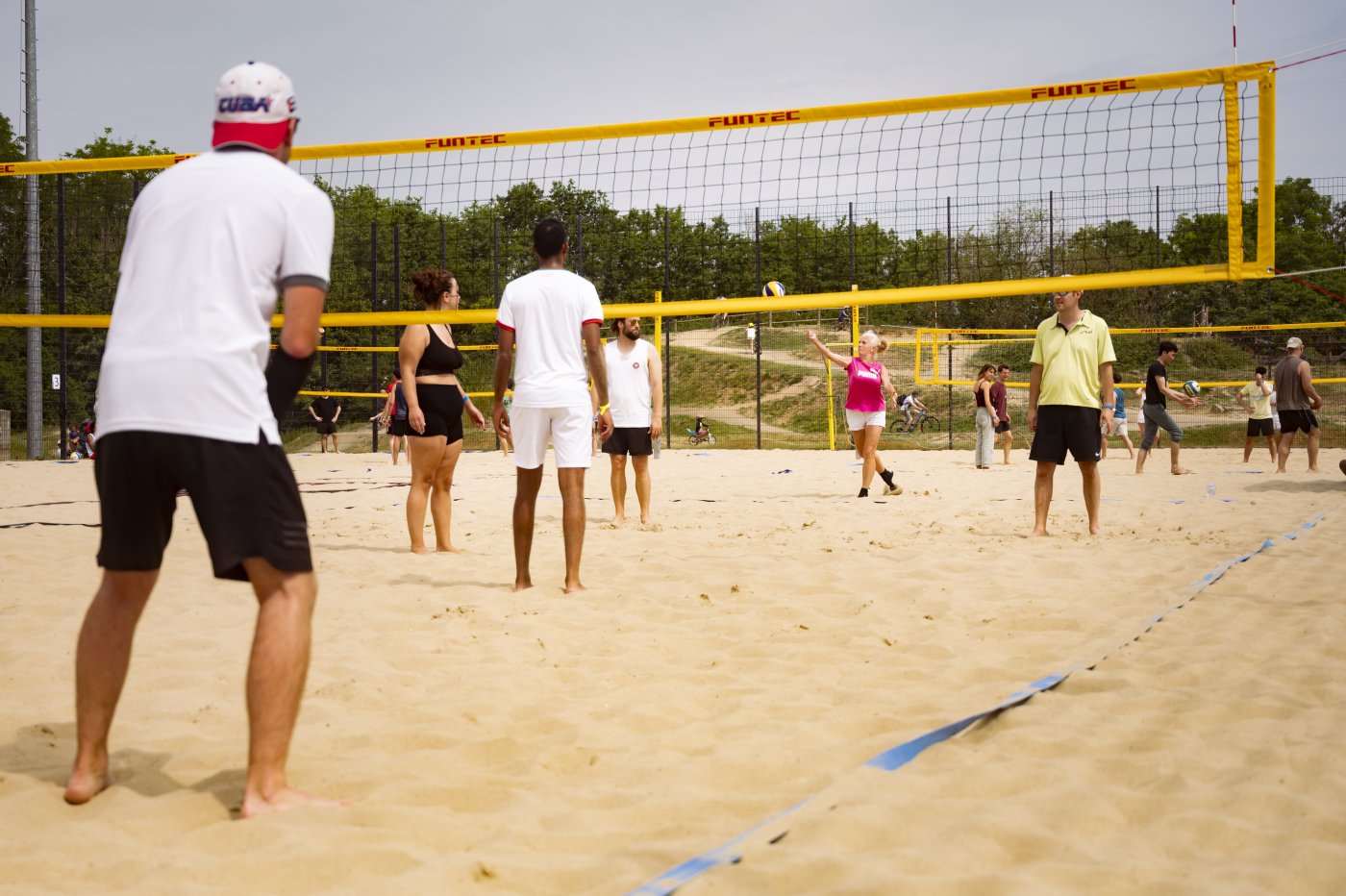 Terrain de beach-volley