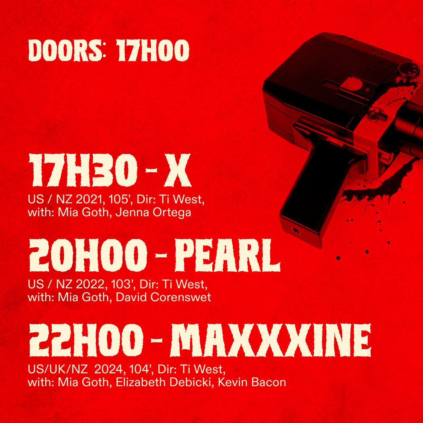 Cinélunatique Line-up