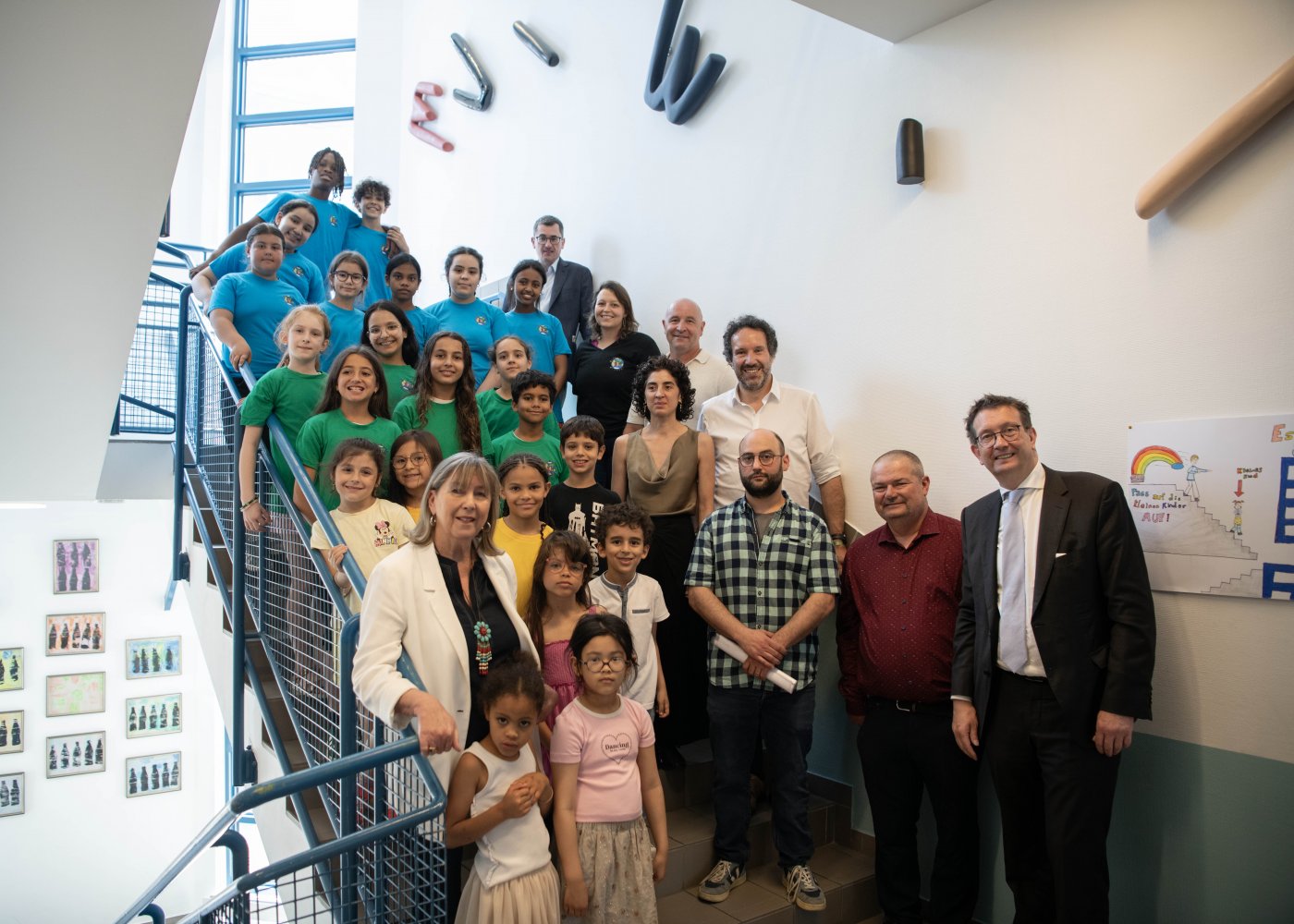 Inauguration Ecole Gare Installation Letizia Romanini