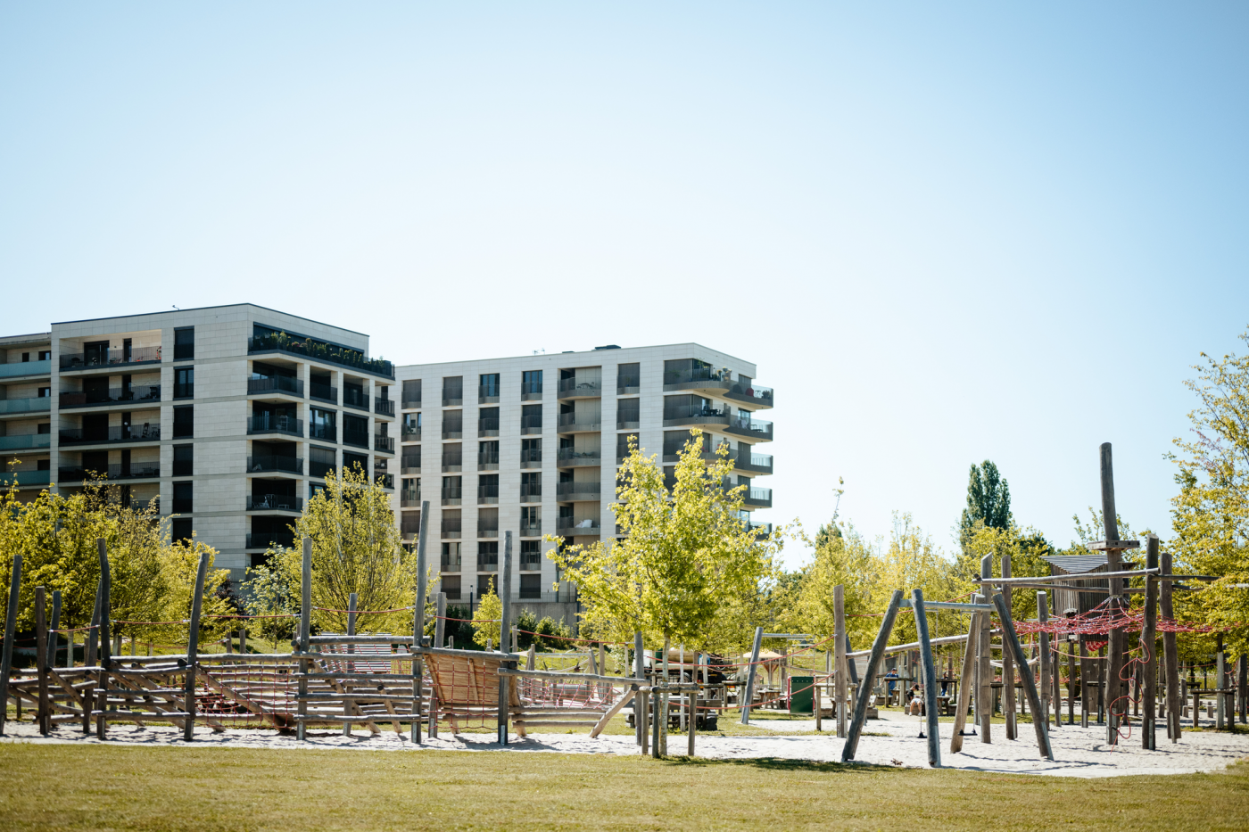 Image de l'aire de jeux du parc Gasperich