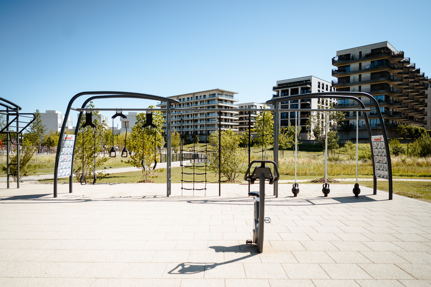 Image de l'aire de jeux du parc Gasperich