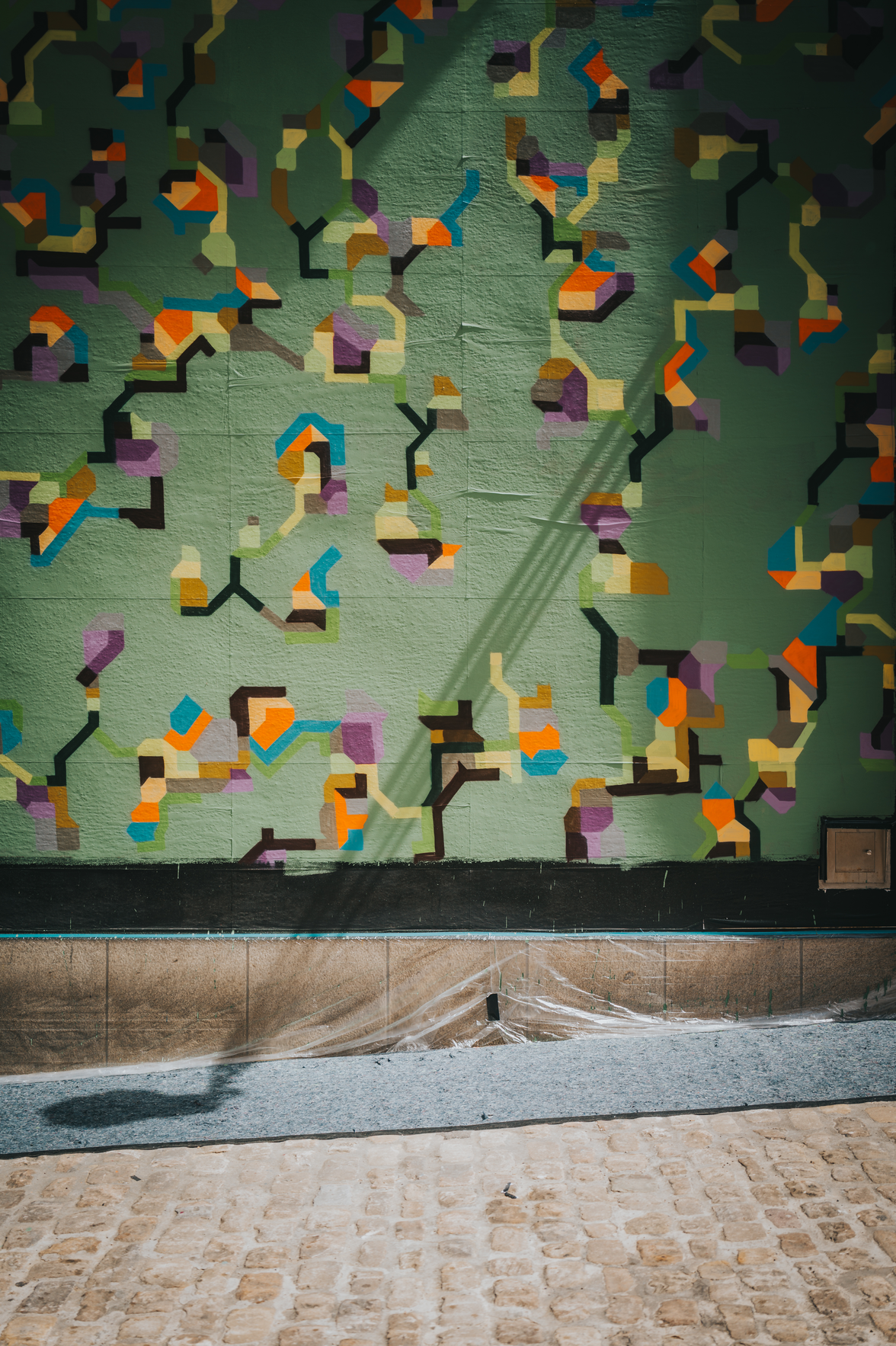 Image de la fresque de POPAY au Le Mur