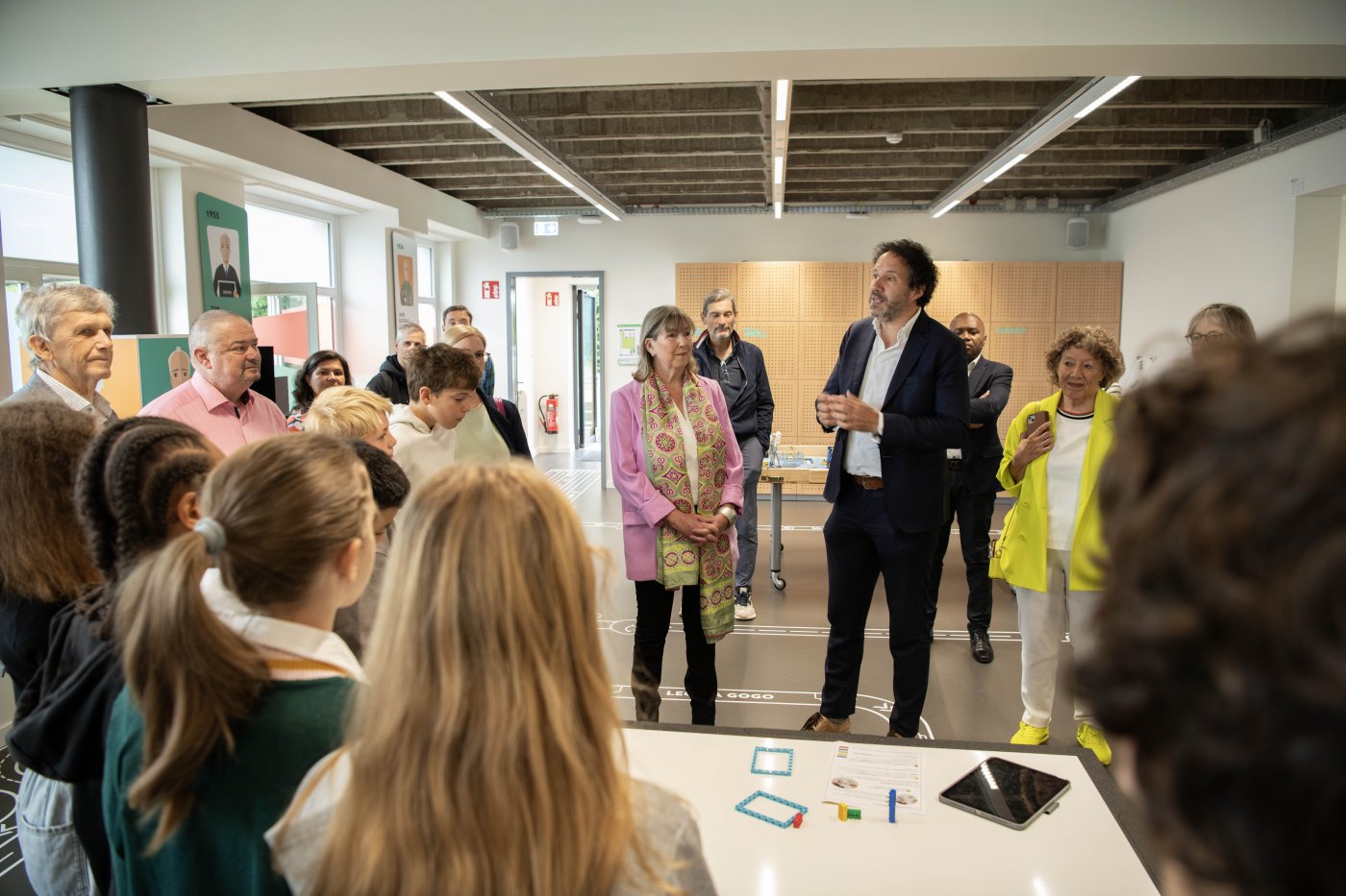 Photo prise lors de l'inauguration