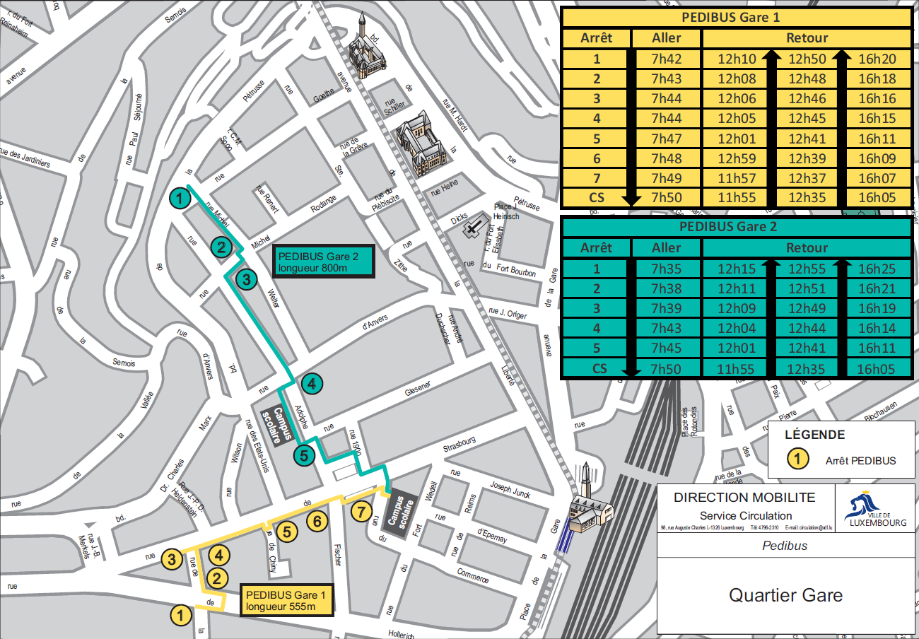 Plan quartier Gare