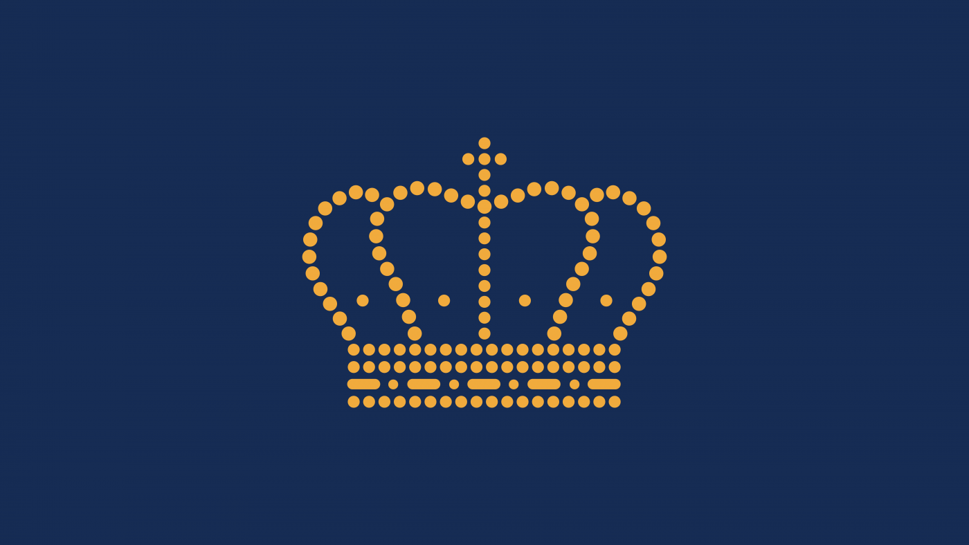 Couronne bleu
