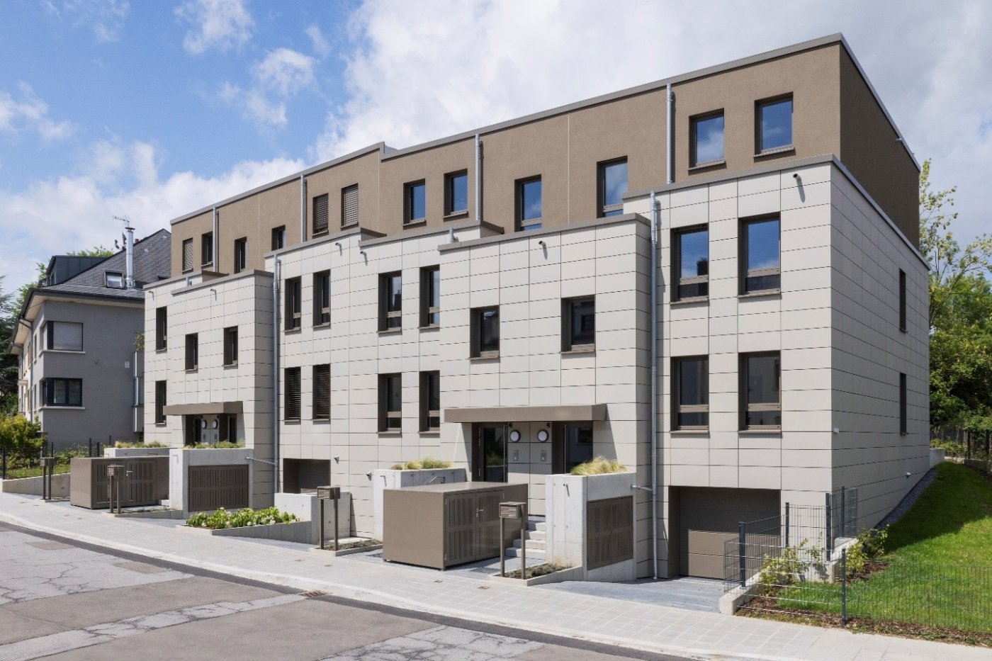 Inauguration : 4 maisons bi-familiales destinées à la location