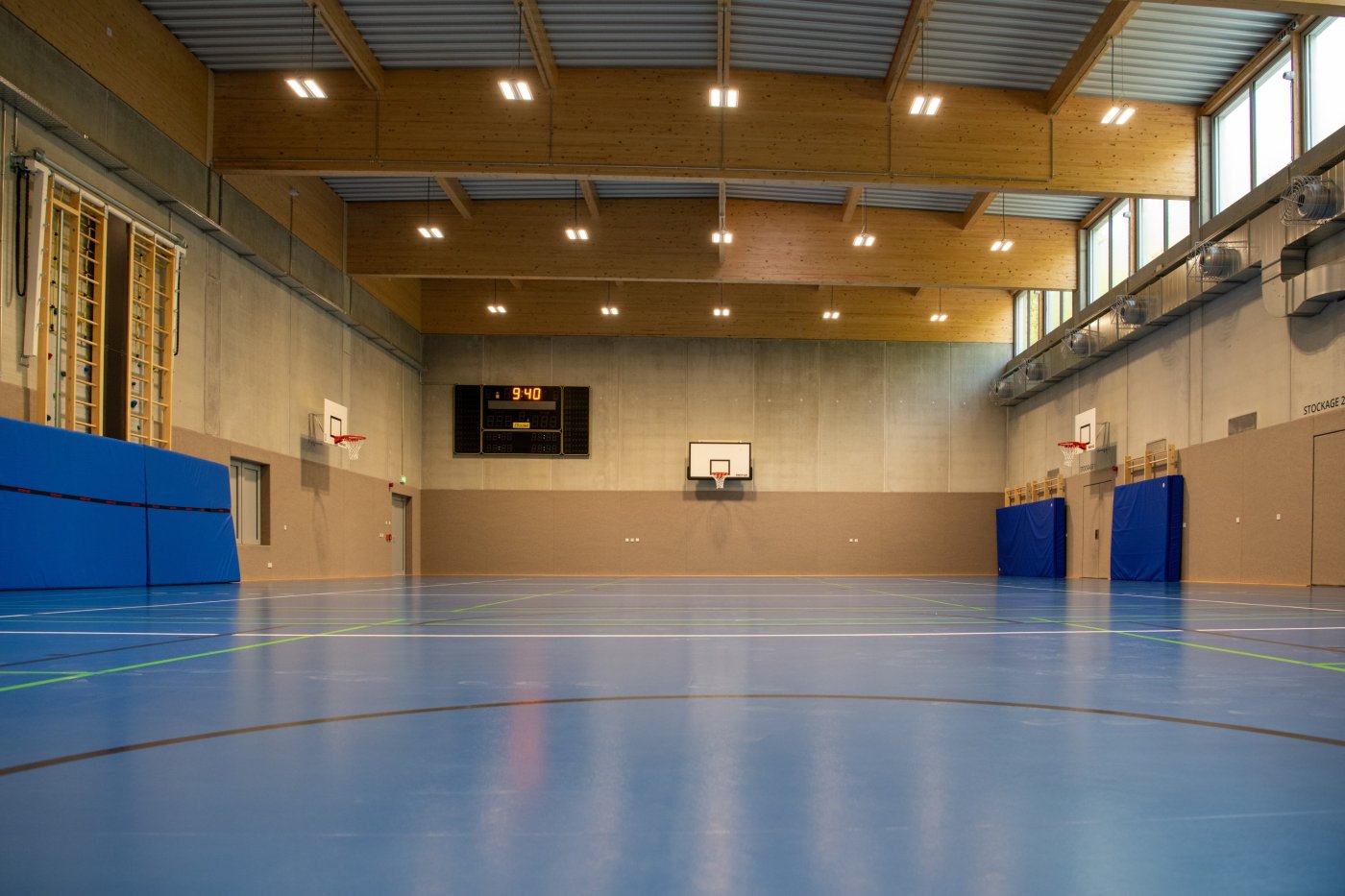 Dossier de presse Hall sportif provisoire - Dommeldange