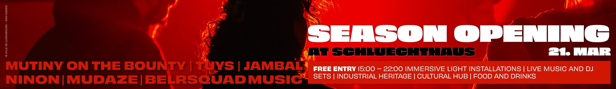 Season Opening  Lieu Schluechthaus / Skatepark Hollerich Rue de l’Abattoir 2342 Luxembourg