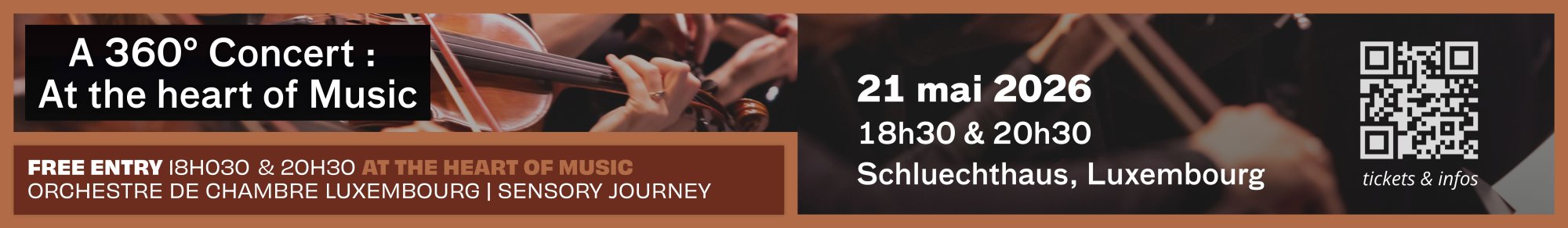Concert le 21 mai à 18h30 et 20h30