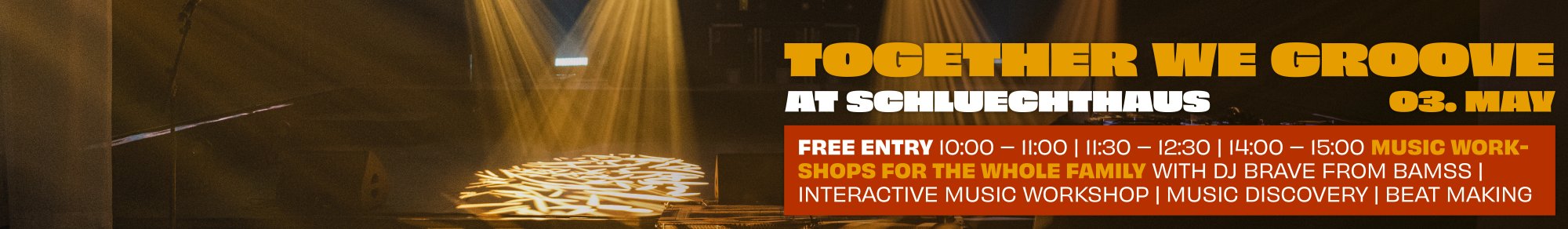 Togther we Groove le 3 Mai 2026