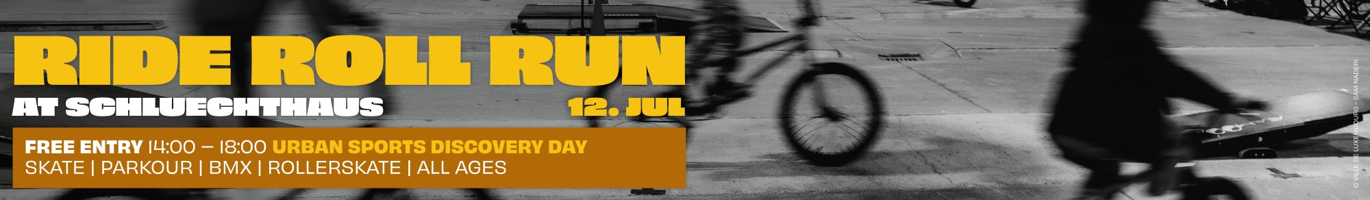 Ride-Roll-Run: Urban Sports Discovery Day