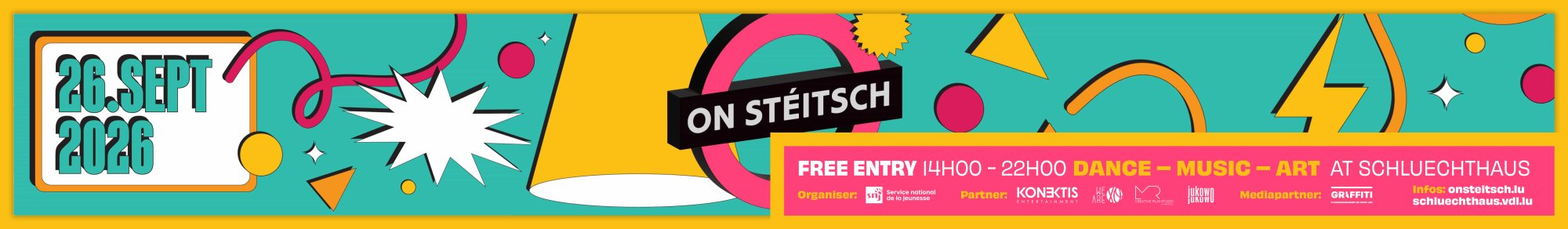 On Stéitsch Festival le 26 Septembre au Schluechthaus