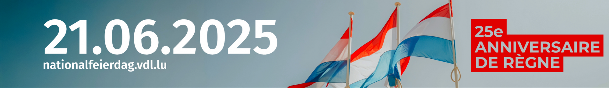 25e anniversaire de règne de S.A.R. le Grand-Duc