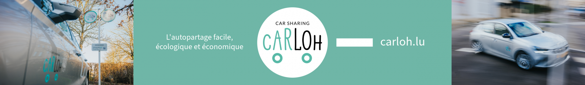 Banner sur l'entreprise de carsharing Carloh