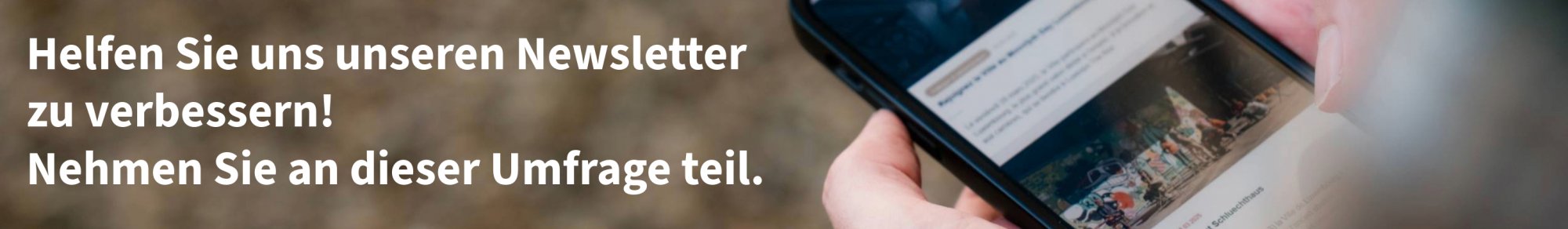 Newsletter Umfrage