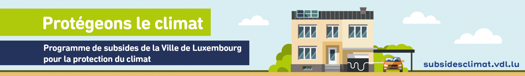 Protégeons le climat; Programme de subsides de la Ville pour la protection du climat; lien vers primes.vdl.lu