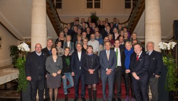 Les pensionnés2017 en présence du conseil communal