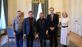 Accueil de Monsieur Dmytro Cheichuk à l’Hôtel de Ville