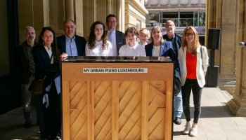 personnes responsables lors de l'ouverture de my urban piano