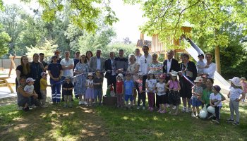 Inauguration aire de jeux Beggen