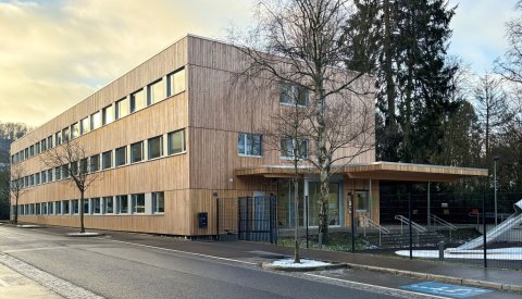 Construction d’un bâtiment scolaire temporaire