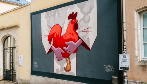 Image de la fresque de Galleta Maria sur le Mur