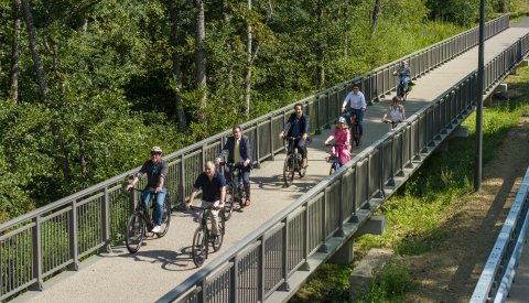 Inauguration Piste Cyclable CR186