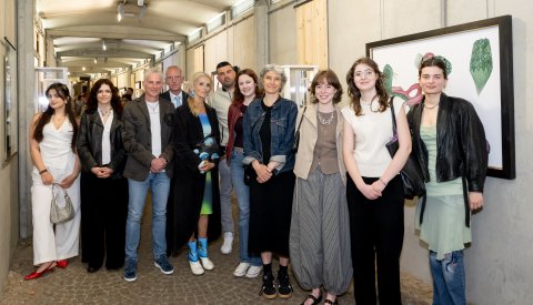 Vernissage de l’exposition « La chaussure comme sujet et objet d’art »   au « Tunnel am Gronn » 