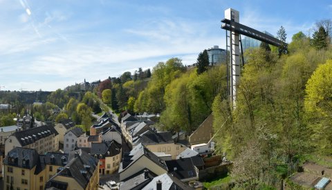 ascenseur reliant la Ville-haute au Pfaffenthal