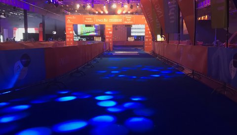 ING Night Marathon, intérieur à la Luxexpo