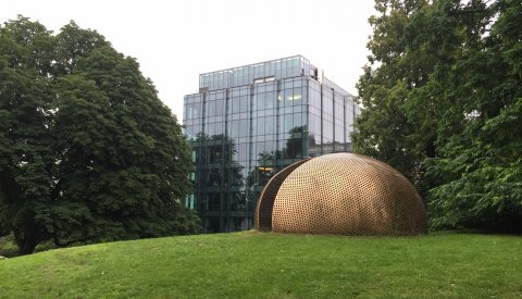 sculpture dans le parc de la Fondation Pescatore
