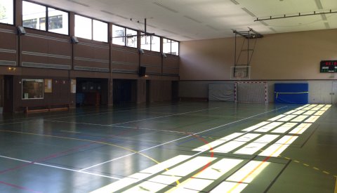 terrain du hall omnisports Dommeldange