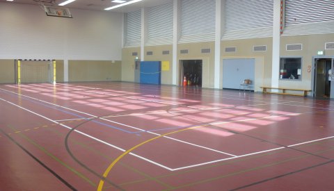 terrain du hall omnisports Gasperich