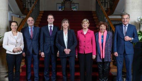 Les membres du collège échevinal