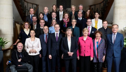 Les membres du conseil communal
