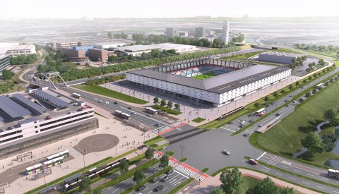 Visuel du projet stade extérieur