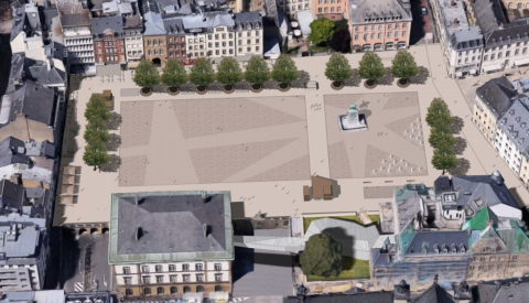 Place Guillaume II - projet