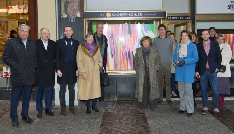 Illustration du vernissage de Art on the Street