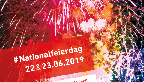 Illustration du flyer de la Fête nationale 2019
