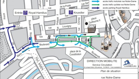 Chantier tramway_rue notre-dame, chimay, philippe II
