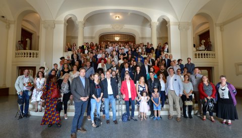 Remise de diplômes pour les cours de luxembourgeois et cours de langue des signes le 15 juillet 2019