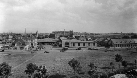 Site du « Schluechthaus » en 1946