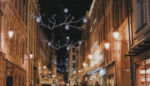 Illustration shopping de noël 2017
