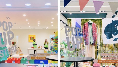 Inauguration des deux pop-up stores rue Philippe II le 02 décembre 2019