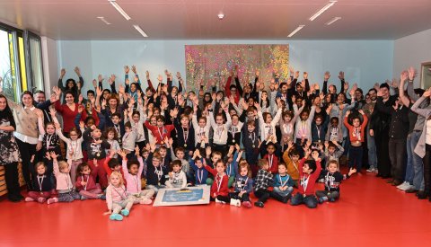 Illustration de la remise de prix