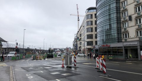 Place de la Gare février 2020